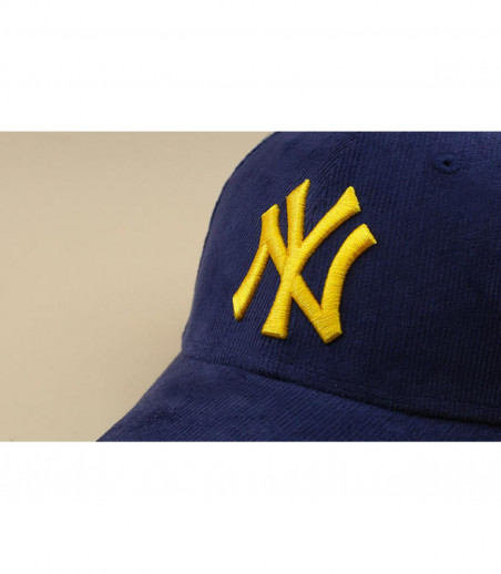 gorra NY pana azul amarillo